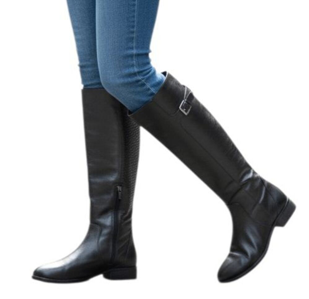 SAM EDELMAN Patton Leather Riding Boot Size 7.5M